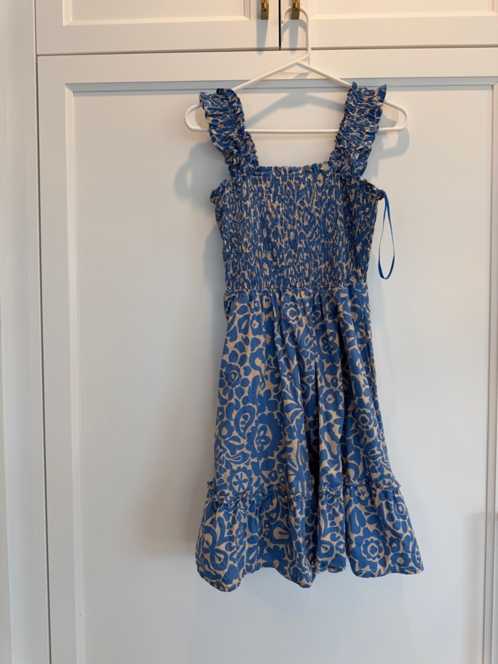 Pinch Blue Floral Sleeveless Sundress